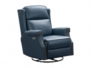 (image for) Barcalounger - Swivel Glider Recliner Brookmore - Yale Blue